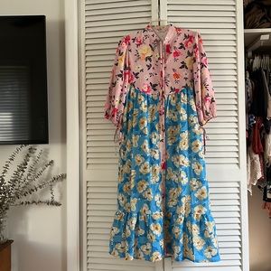 Shop Zoco Spring Floral Midi Dress